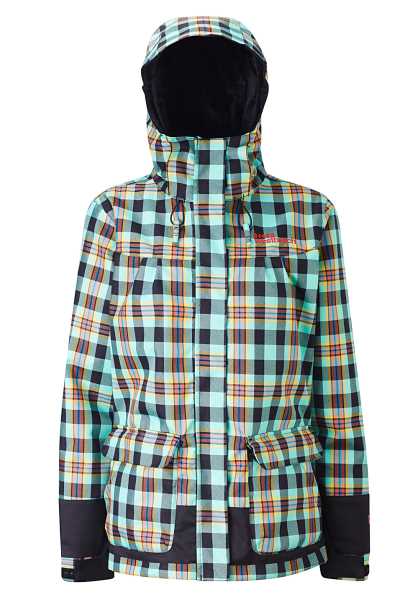 Westbeach Victoria Snow Jacket - Plaid Donna Moda Snowboard Abbigliamento (A4309)